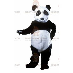 Costume de mascotte BIGGYMONKEY™ de panda noir et blanc