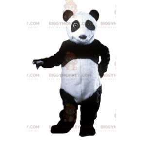 BIGGYMONKEY™ mustavalkopandan maskottiasu, Aasian nallekarhuasu - Karhun maskotti - BIGGYMONKEY_011026 - BiggyMonkey.com