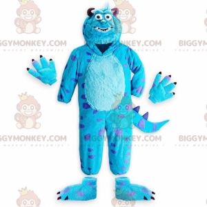 BIGGYMONKEY™ mascottekostuum van Sully, het beroemde blauwe