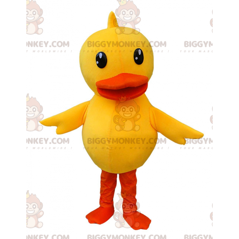 Kostium maskotki BIGGYMONKEY™ żółta kaczka, kostium kanarek Kostium maskotki BIGGYMONKEY™ żółta kaczka, kostium kanarek