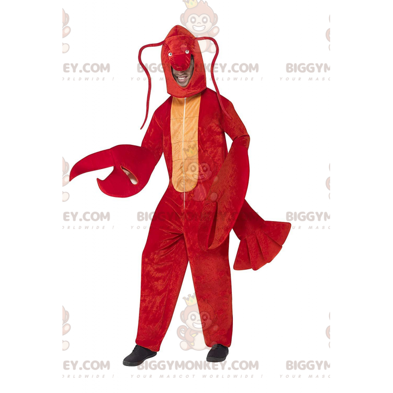 Hummer BIGGYMONKEY™ maskotkostume, langusterkostume, krebsdyr - Hummer BIGGYMONKEY™ maskotkostume, langusterkostume, krebsdyr -