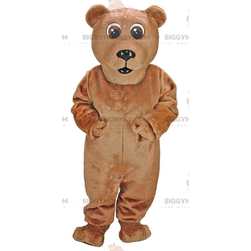 Brun bjørn BIGGYMONKEY™ maskotkostume, kæmpe brun bjørnekostume Brun bjørn BIGGYMONKEY™ maskotkostume, kæmpe brun bjørnekostume