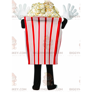 Disfraz de mascota de cono de palomitas de maíz gigante