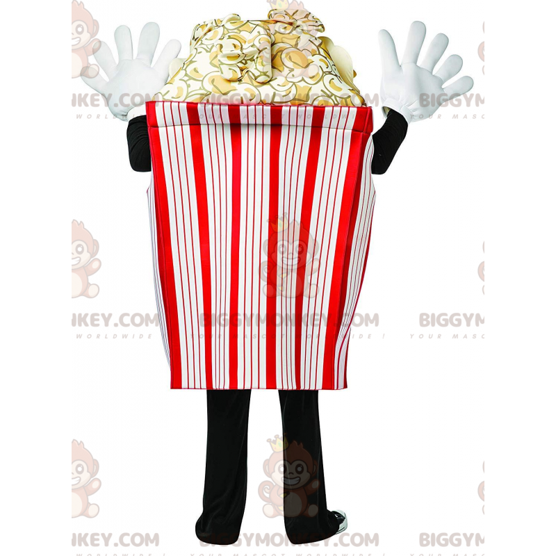 Giant popcorn cone BIGGYMONKEY™ mascot costume, popcorn costume