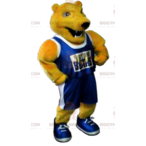 BIGGYMONKEY™ Costume da mascotte Orso giallo Abbigliamento