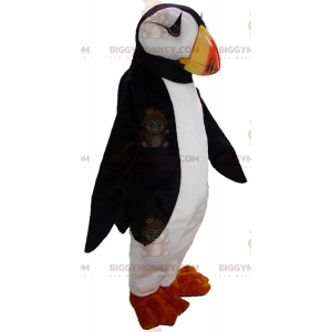 Puffin BIGGYMONKEY™ mascot costume, sea parrot costume -