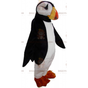 Puffin BIGGYMONKEY™ mascot costume, sea parrot costume -