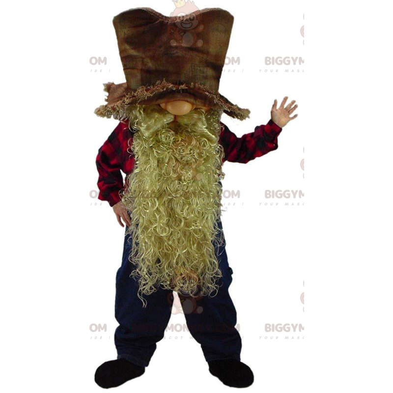 Bearded Dwarf BIGGYMONKEY™ Mascot Costume, Miner Costume