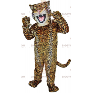 Costume da mascotte feroce giaguaro BIGGYMONKEY™, costume