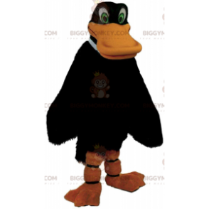 Costume de mascotte BIGGYMONKEY™ de canard noir géant, costume