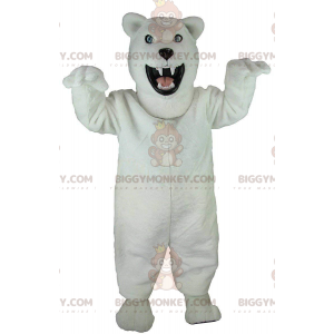 BIGGYMONKEY™ costume da mascotte orso polare, orso grizzly