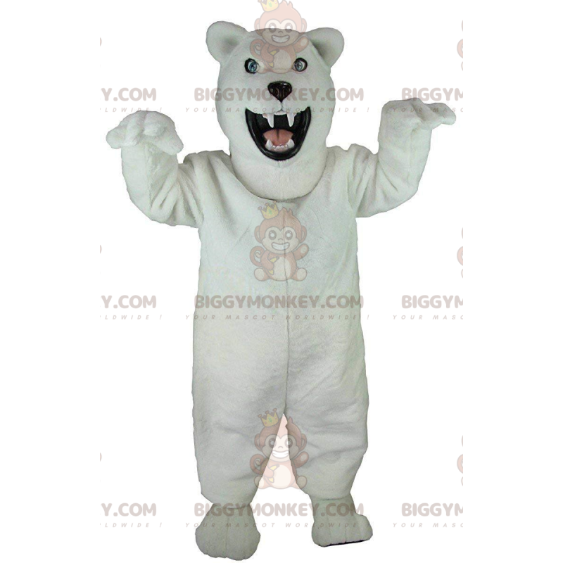 Kostium maskotki BIGGYMONKEY™ niedźwiedź polarny, niedźwiedź Kostium maskotki BIGGYMONKEY™ niedźwiedź polarny, niedźwiedź
