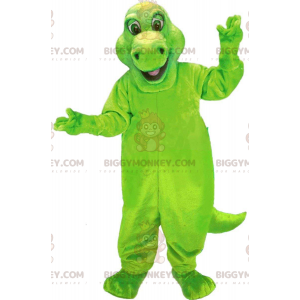 Costume de mascotte BIGGYMONKEY™ de dinosaure vert, géant