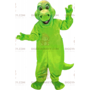 Costume da mascotte dinosauro verde BIGGYMONKEY™, gigante