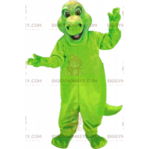 Costume de mascotte BIGGYMONKEY™ de dinosaure vert, géant