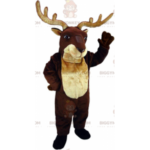 BIGGYMONKEY™ mascot costume reindeer, deer, deer, caribou