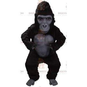 BIGGYMONKEY™ Giant Black Gorilla Mascot Costume, Very Realistic