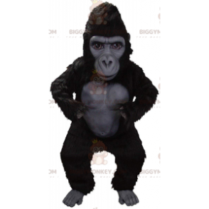 Kostým obřího maskota černé gorily BIGGYMONKEY™, velmi realistický a zastrašující - Džungle zvířata - BiggyMonkey.com