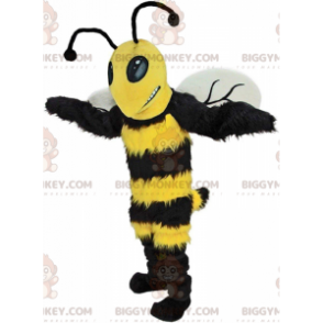 BIGGYMONKEY™ maskotdräkt svart och gul humla, jättegetingdräkt - Insektmaskot - BIGGYMONKEY_011103 - BiggyMonkey.com