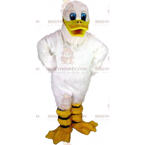 Disfraz de mascota de pato blanco BIGGYMONKEY™, disfraz de