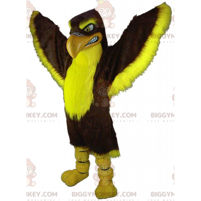 Regeneración rebanada revolución Disfraz de mascota BIGGYMONKEY™ halcón marrón y Tamaño L (175-180 CM)