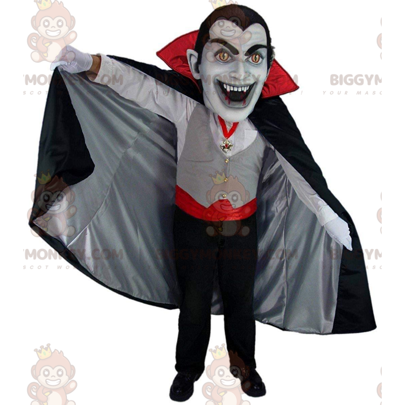 Testa del costume della mascotte da vampiro BIGGYMONKEY™ Testa del costume della mascotte da vampiro BIGGYMONKEY™
