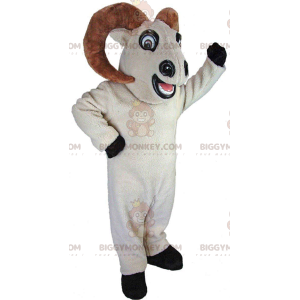 Costume da mascotte BIGGYMONKEY™ bestia cornuta, costume da