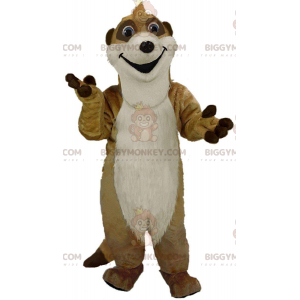 BIGGYMONKEY™ costume da mascotte suricato, animale del deserto