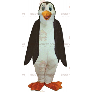 Kostým maskota tučňáka s modrýma očima BIGGYMONKEY™, kostým
