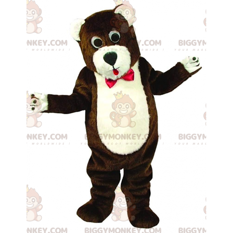 BIGGYMONKEY™ Disfraz de mascota de osito de peluche grande con BIGGYMONKEY™ Disfraz de mascota de osito de peluche grande con