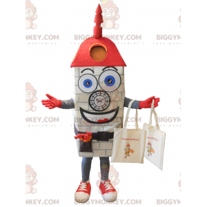 Church Giant Grey Clock BIGGYMONKEY™ Maskottchen-Kostüm - Nicht klassifizierte Maskottchen - BIGGYMONKEY_0133 - BiggyMonkey.com