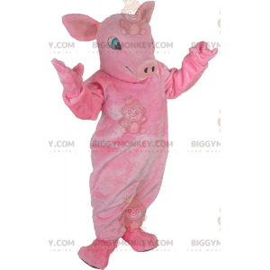  Costume da mascotte Giant Pink Pig BIGGYMONKEY™, completamente personalizzabile - Mascotte di maiale - BiggyMonkey.com