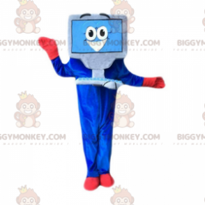 Supercomputer BIGGYMONKEY™ Mascot Costume with Keyboard and
