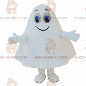 BIGGYMONKEY™ maskotkostyme av hvitt spøkelse med blå øyne, spøkelseskostyme - Fairy Mascots - BiggyMonkey.com