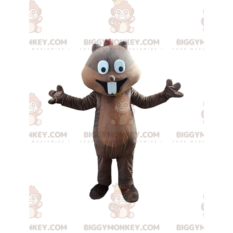 Kostým BIGGYMONKEY™ lesní zvířecí veverka s maskotem velkých Kostým BIGGYMONKEY™ lesní zvířecí veverka s maskotem velkých