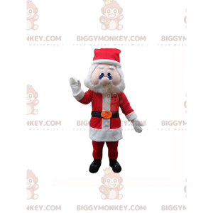 Disfraz de mascota Santa Claus BIGGYMONKEY™ con traje rojo y
