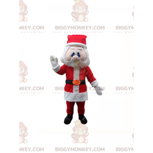 Santa Claus BIGGYMONKEY™ Mascot Costume with Red and White
