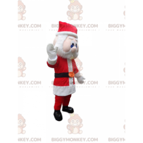 Disfraz de mascota Santa Claus BIGGYMONKEY™ con traje rojo y blanco - Mascotas humanas - BIGGYMONKEY_011160 - BiggyMonkey.com