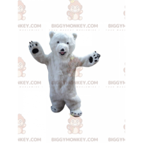 Disfraz de mascota de oso de peluche blanco BIGGYMONKEY™, disfraz de oso polar - Mascota oso - BiggyMonkey.com