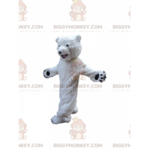 Disfraz de mascota de oso de peluche blanco BIGGYMONKEY™, disfraz de oso polar - Mascota oso - BiggyMonkey.com