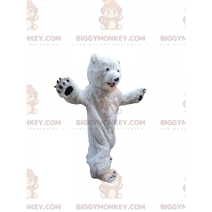 Disfraz de mascota de oso de peluche blanco BIGGYMONKEY™, disfraz de oso polar - Mascota oso - BiggyMonkey.com