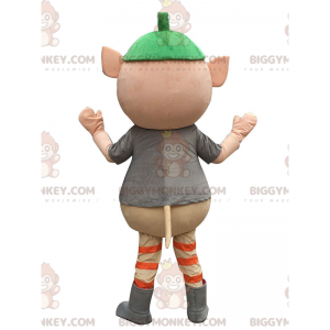 Costume de mascotte BIGGYMONKEY™ de cochon rose très amusant