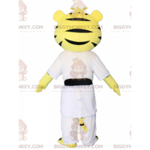 Tiger BIGGYMONKEY™ Mascot Costume in Karate, Judo, Fighting