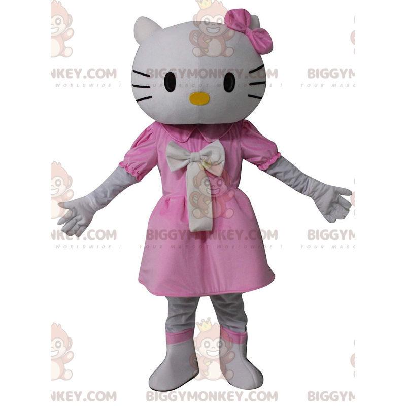 BIGGYMONKEY™ mascottekostuum van Hello Kitty, de beroemde