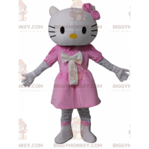 BIGGYMONKEY™ maskotdräkt av Hello Kitty, den berömda tecknade katten - Maskoter kända människor - BiggyMonkey.com