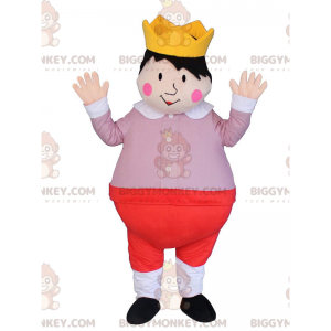 Kid King BIGGYMONKEY™ Maskottchenkostüm, Prinzenkostüm mit
