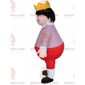 Kid King BIGGYMONKEY™ Maskottchenkostüm, Prinzenkostüm mit