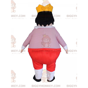 Costume de mascotte BIGGYMONKEY™ d'enfant roi, costume de