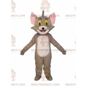 Costume de mascotte BIGGYMONKEY™ de Tom, le chat gris du dessin