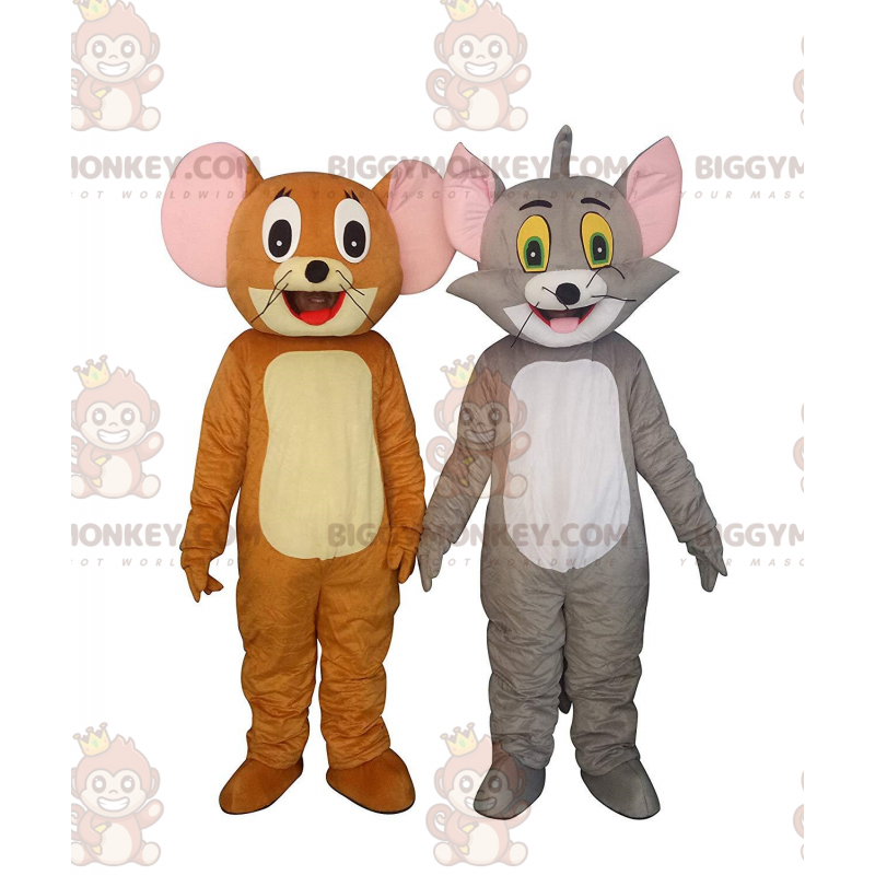 Duo de mascottes BIGGYMONKEY™ de Tom & Jerry, s personnages de